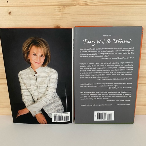 2 NOVEL Book Bundle by Authors Barbara Delinsky & Maria Semple Hardcover Fiction - Picture 2 of 8